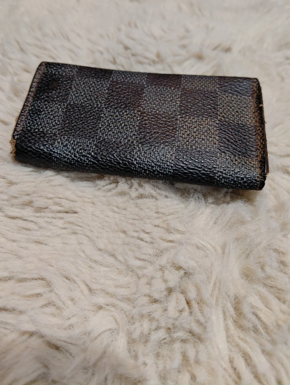 Authentic 2007 Louis Vuitton Damier Ebene Multicles 4 Key Holder Case TH4087